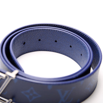 LV Initiales 40MM Reversible Leather/Cobalt Monogram Size 100/40