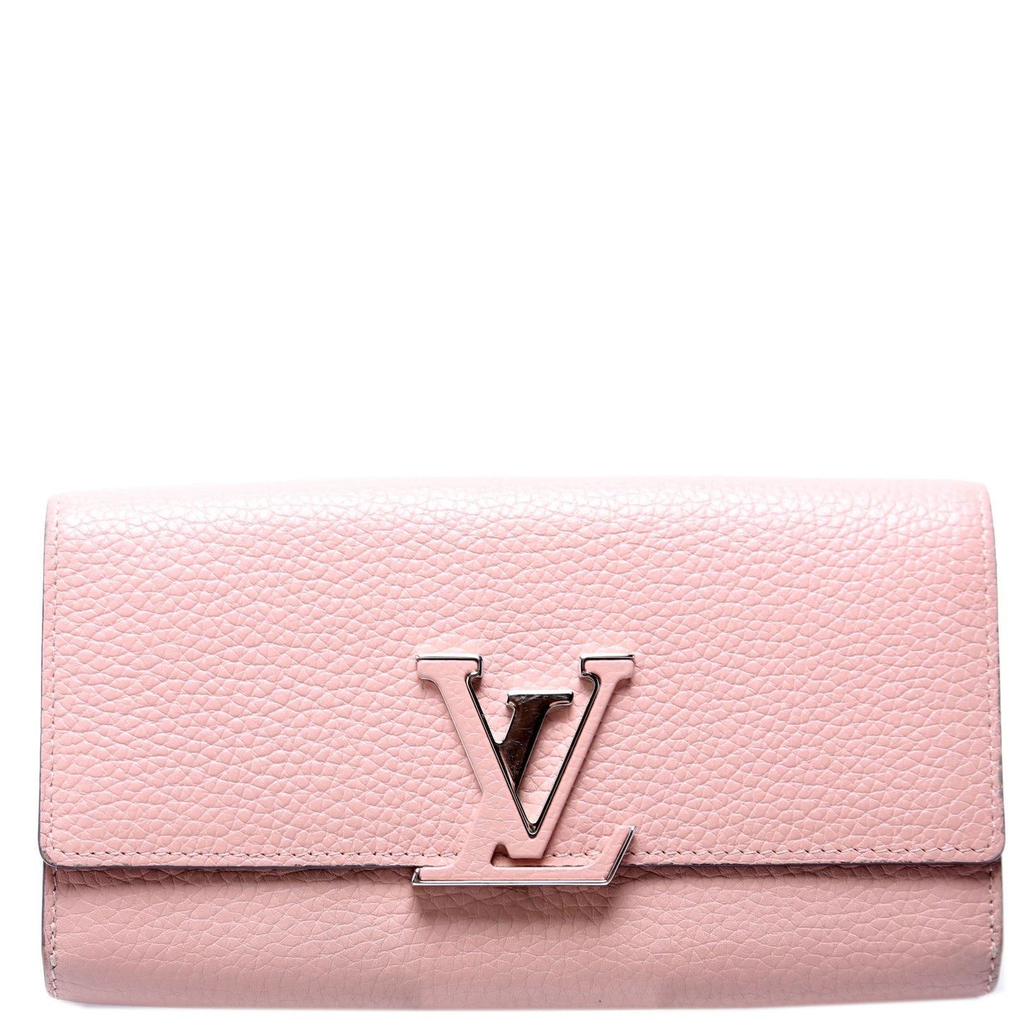 Capucines Wallet Large Plain Pink