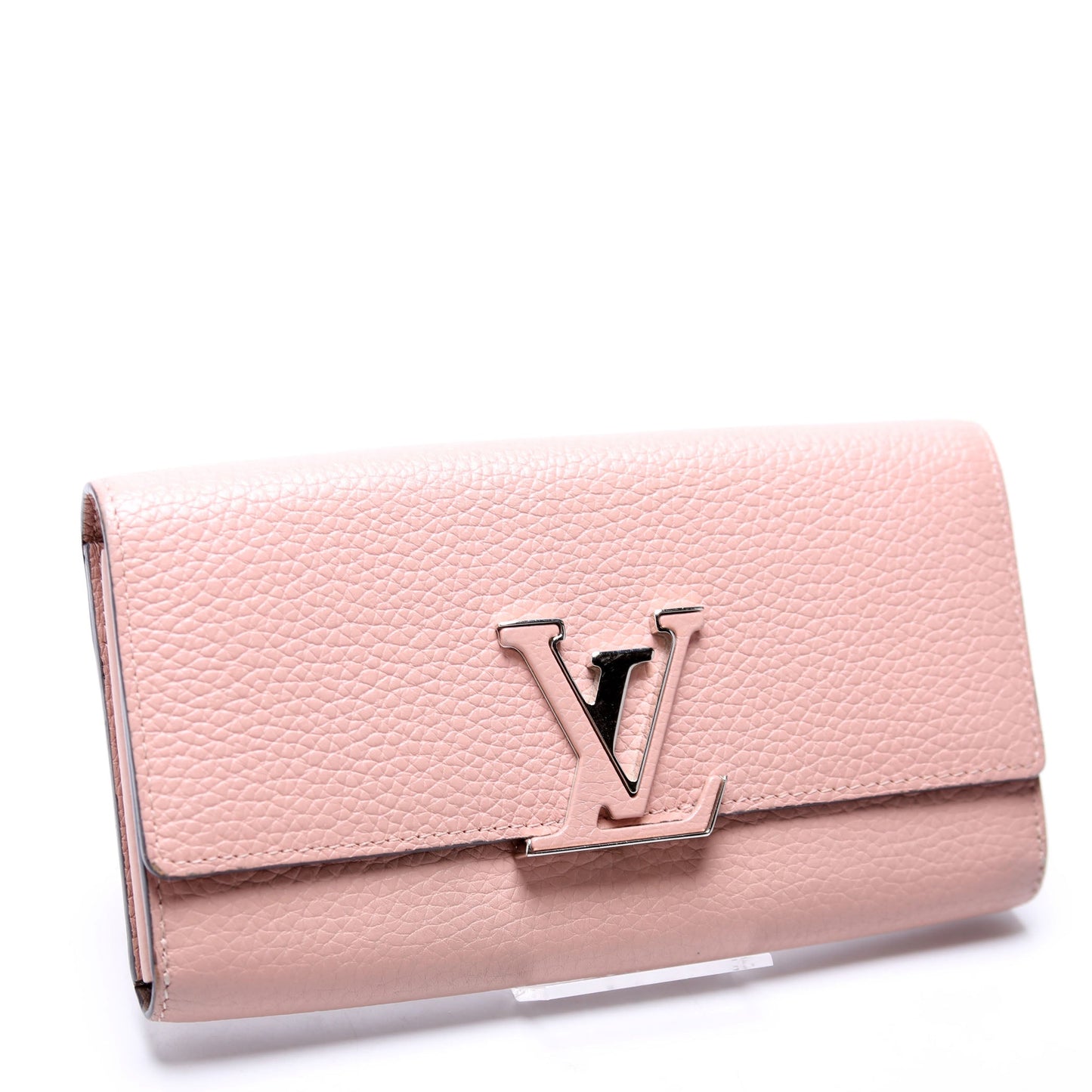 Capucines Wallet Large Plain Pink