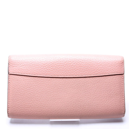 Capucines Wallet Large Plain Pink