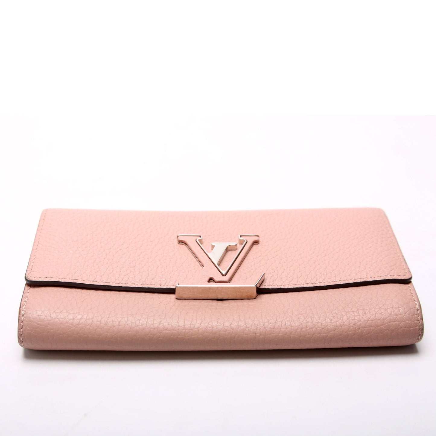 Capucines Wallet Large Plain Pink