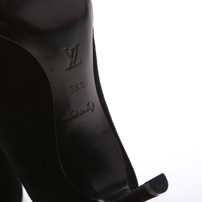 Rendez Vous Suede Pumps Size 36.5 Black
