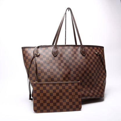 Neverfull With Wallet GM Damier Ebene