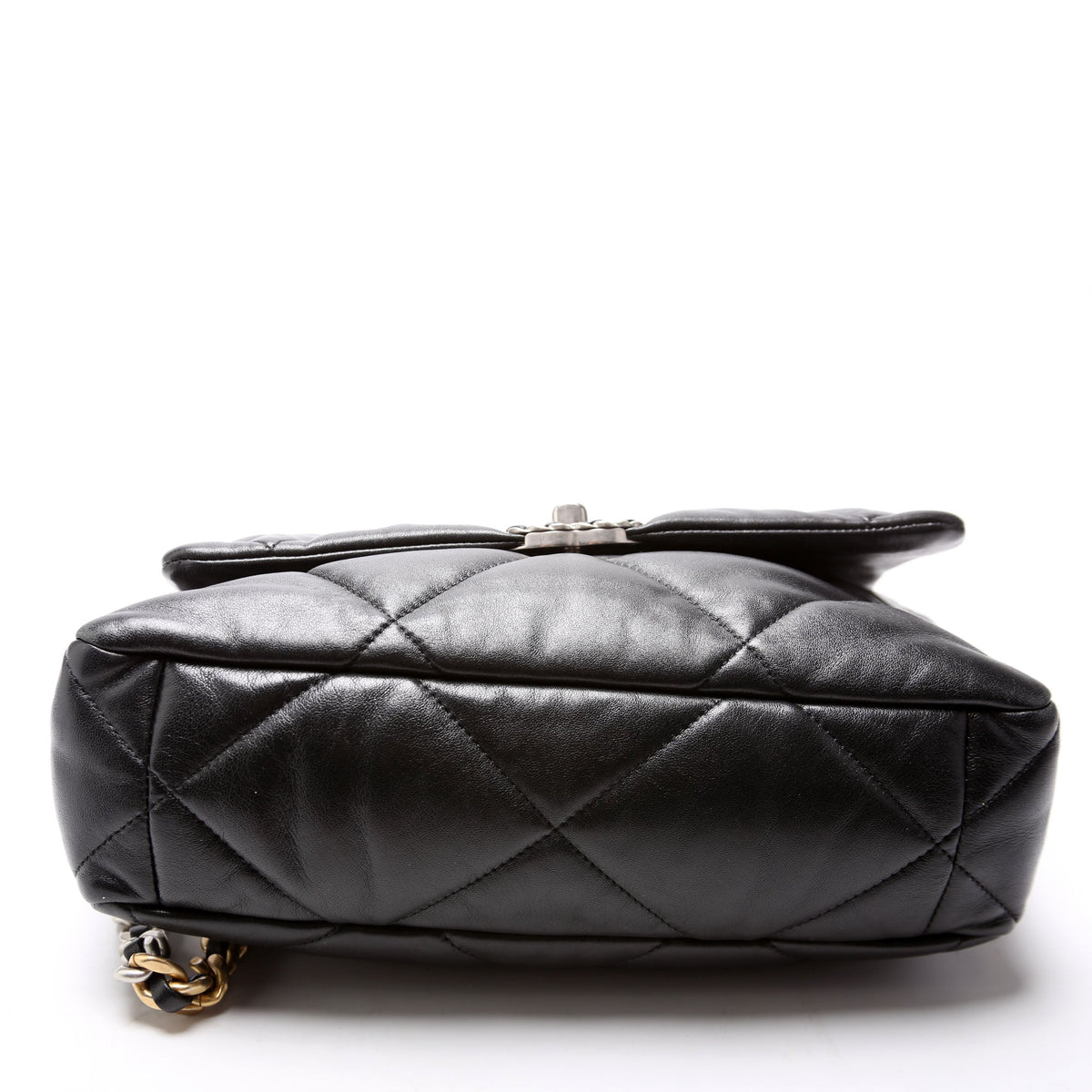 Chanel Quilted Goatskin 19 Large Flap RFID Black