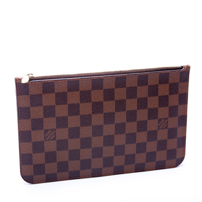 Louis-Vuitton Pochette Only Neverfull Damier Ebene