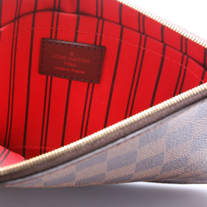 Louis-Vuitton Pochette Only Neverfull Damier Ebene