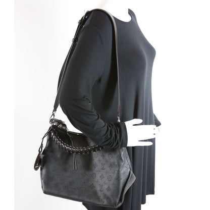 Louis-Vuitton Beaubourg Hobo MM Mahina Brown