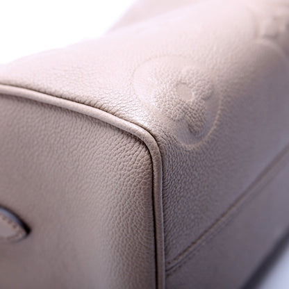 Louis-Vuitton Speedy  Bandouliere Empreinte Tan