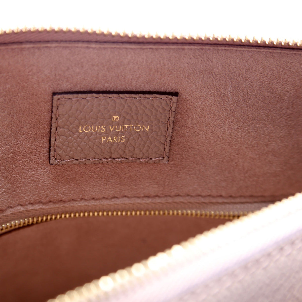 Louis-Vuitton Speedy  Bandouliere Empreinte Tan