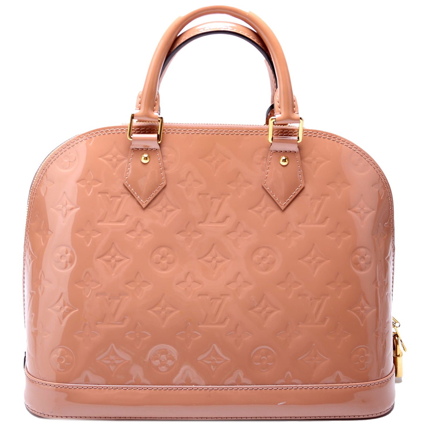 Louis-Vuitton Alma PM Vernis Nude