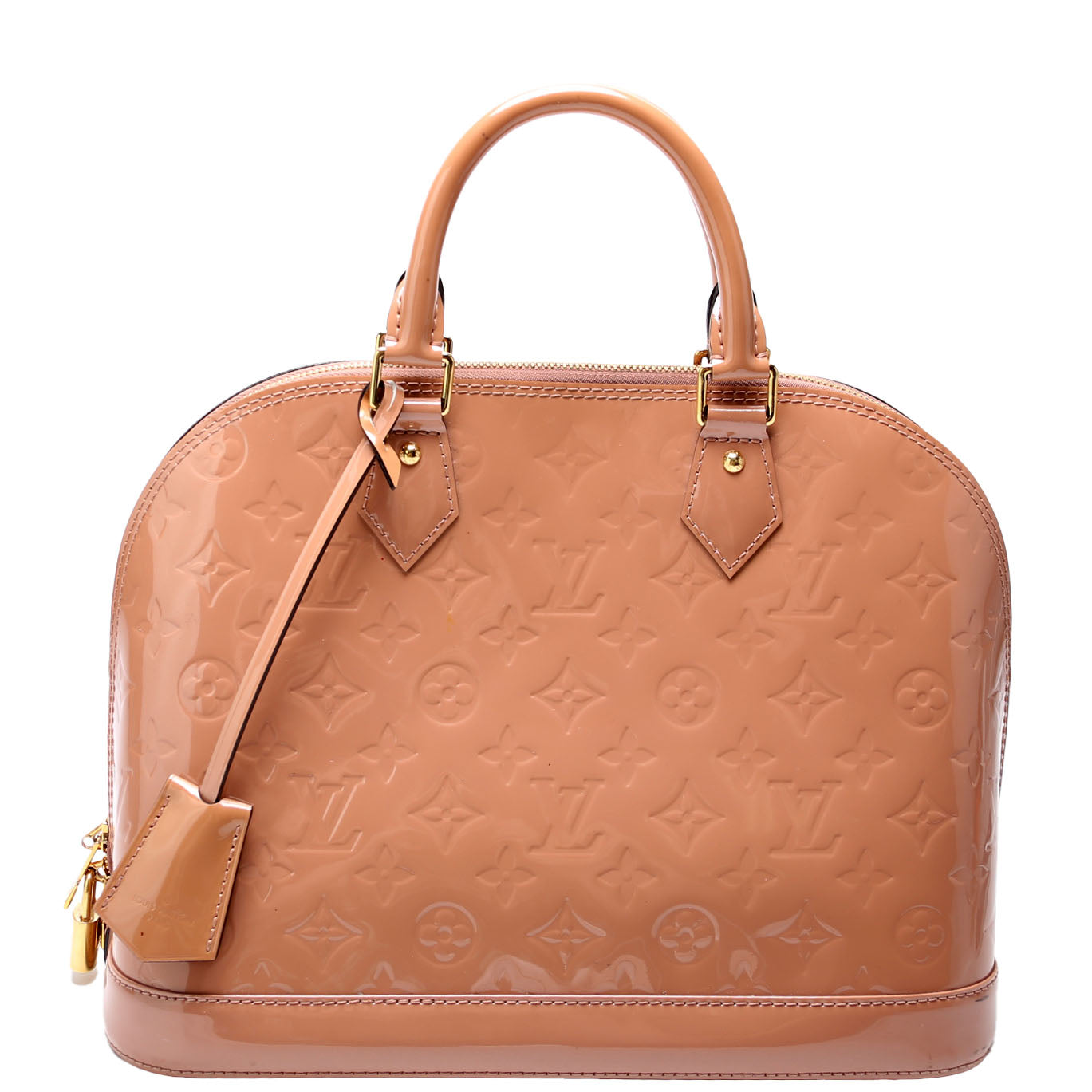 Louis-Vuitton Alma PM Vernis Nude