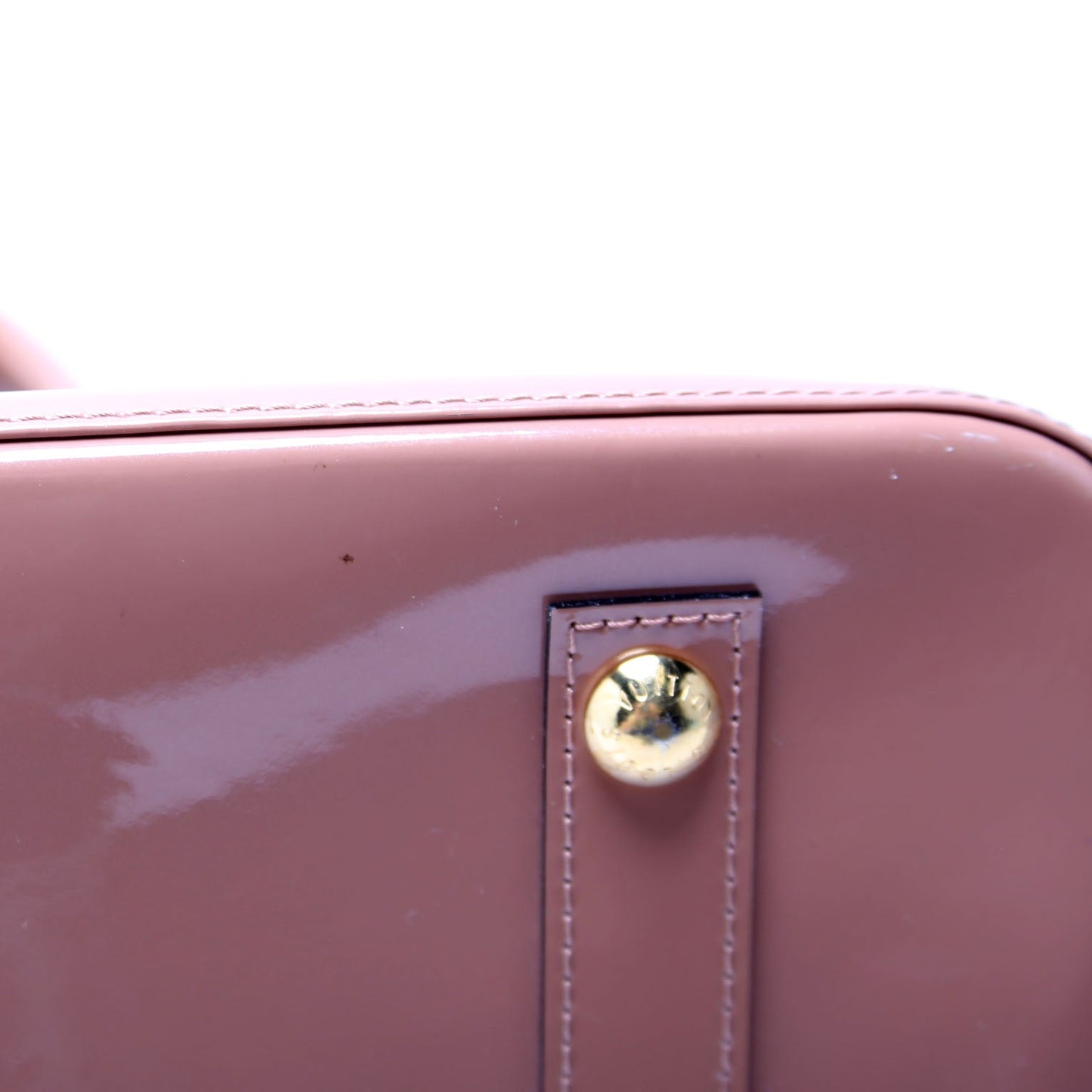Louis-Vuitton Alma PM Vernis Nude