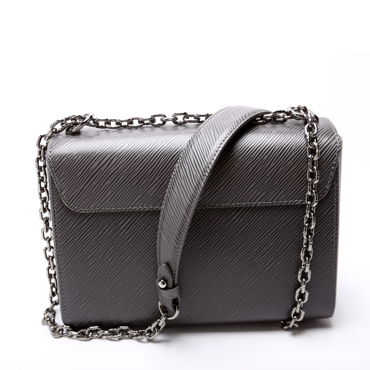 Louis-Vuitton Twist MM Epi Grey