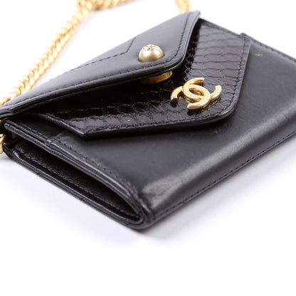 Chanel Envelope Flap Card Case On Chain 26M