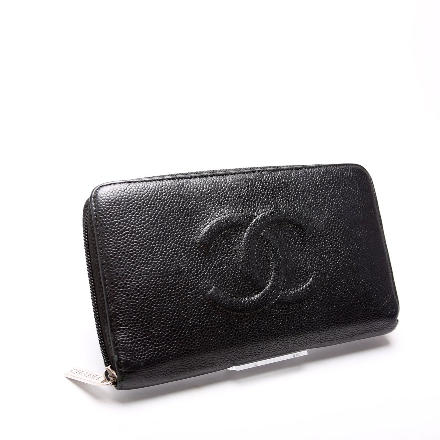Chanel Timeless CC Zip Around Organizer Wallet 17M Black