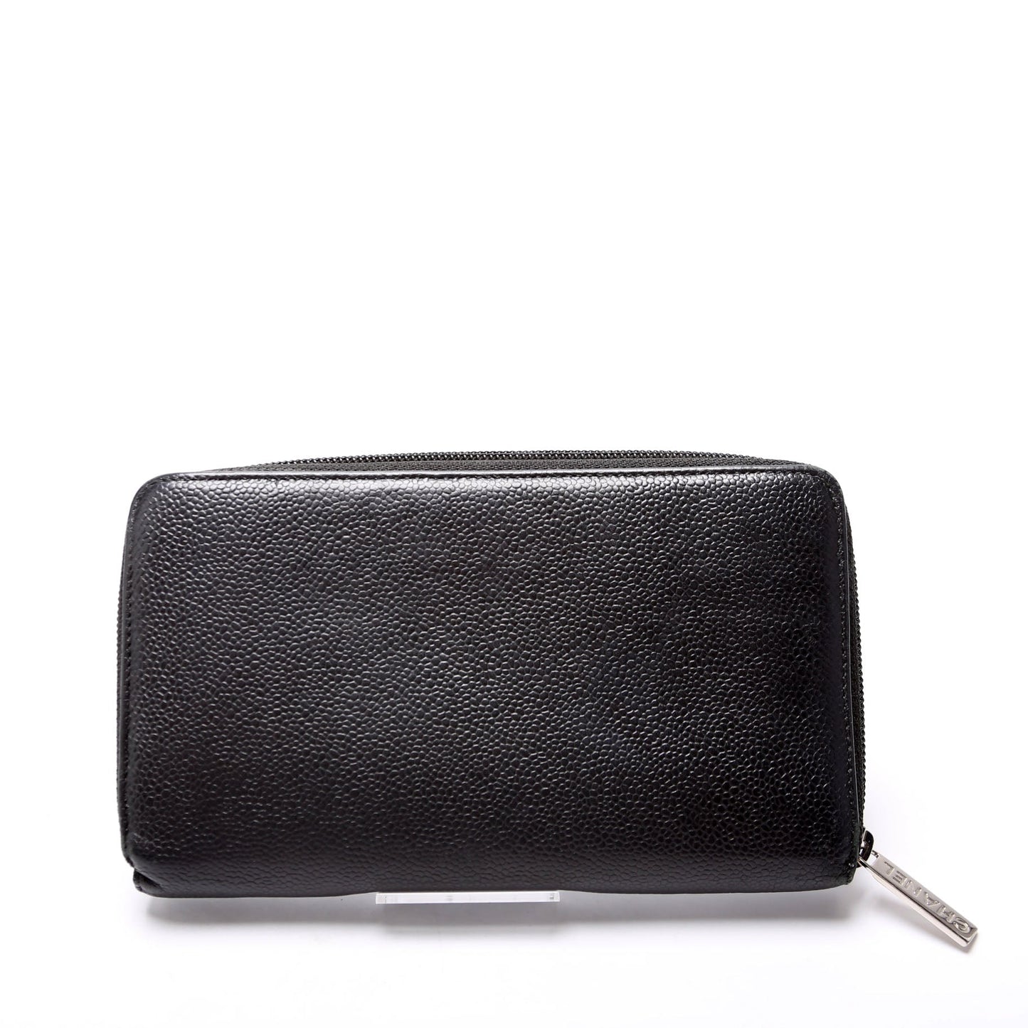 Chanel Timeless CC Zip Around Organizer Wallet 17M Black