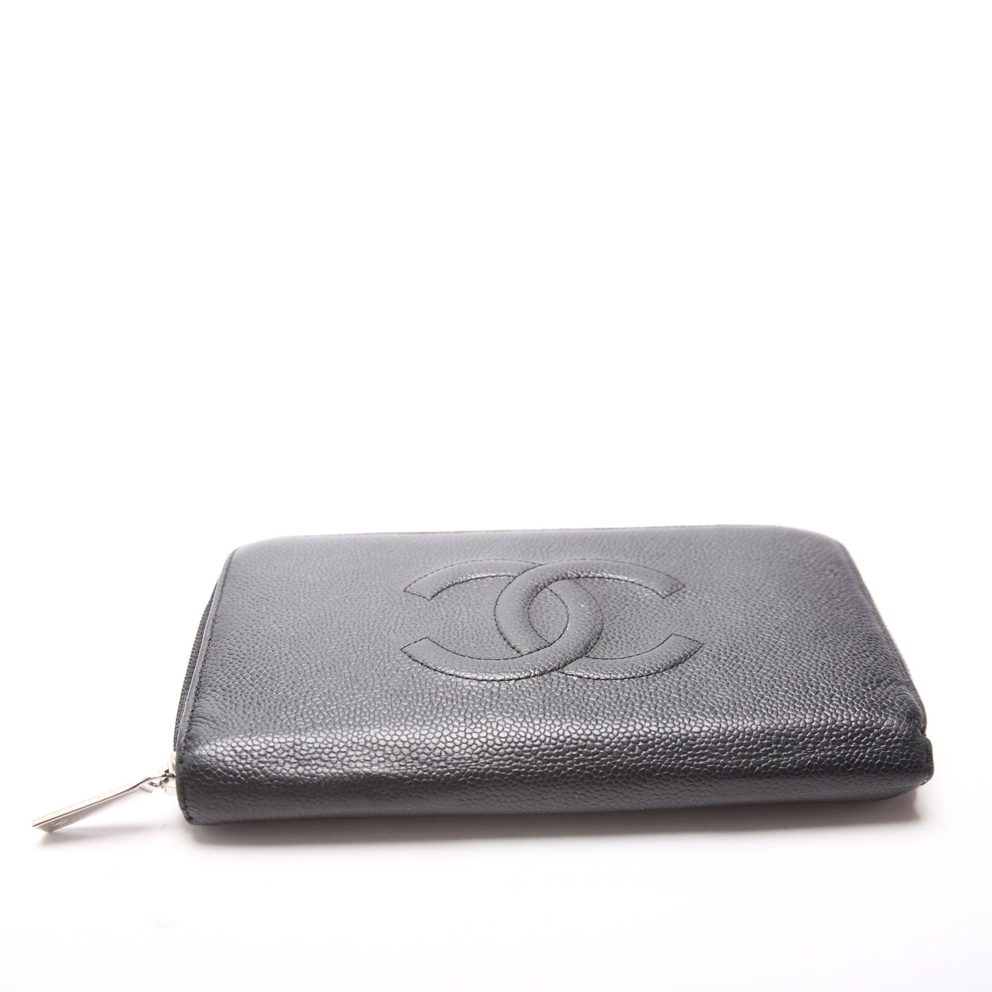Chanel Timeless CC Zip Around Organizer Wallet 17M Black