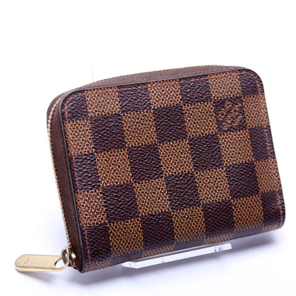 Louis-Vuitton Zippy Coin Purse Damier Ebene Brown