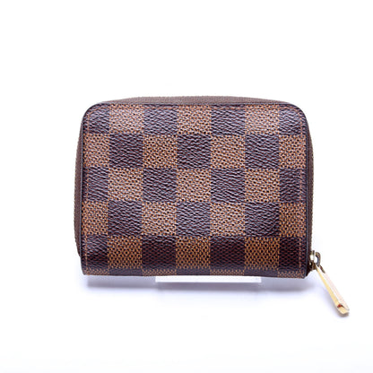 Louis-Vuitton Zippy Coin Purse Damier Ebene Brown