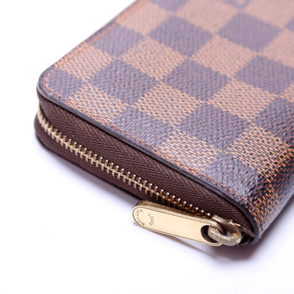 Louis-Vuitton Zippy Coin Purse Damier Ebene Brown