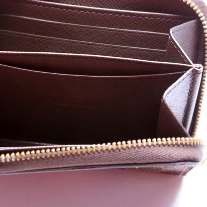 Louis-Vuitton Zippy Coin Purse Damier Ebene Brown