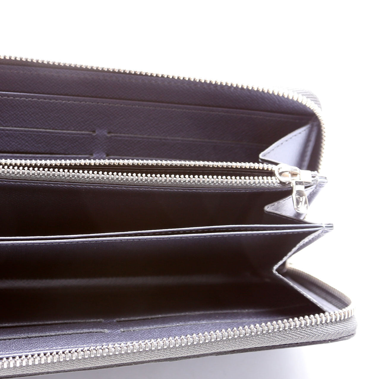 Louis-Vuitton Zippy Wallet Epi Grey