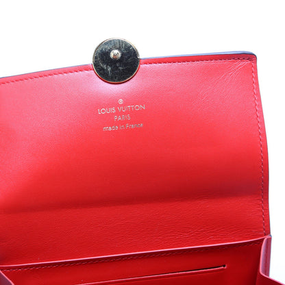 Louis-Vuitton Flore Compact Wallet Monogram Red