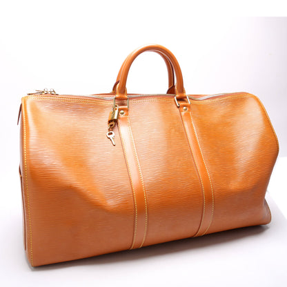 Louis-Vuitton Keepall  Epi Cognac