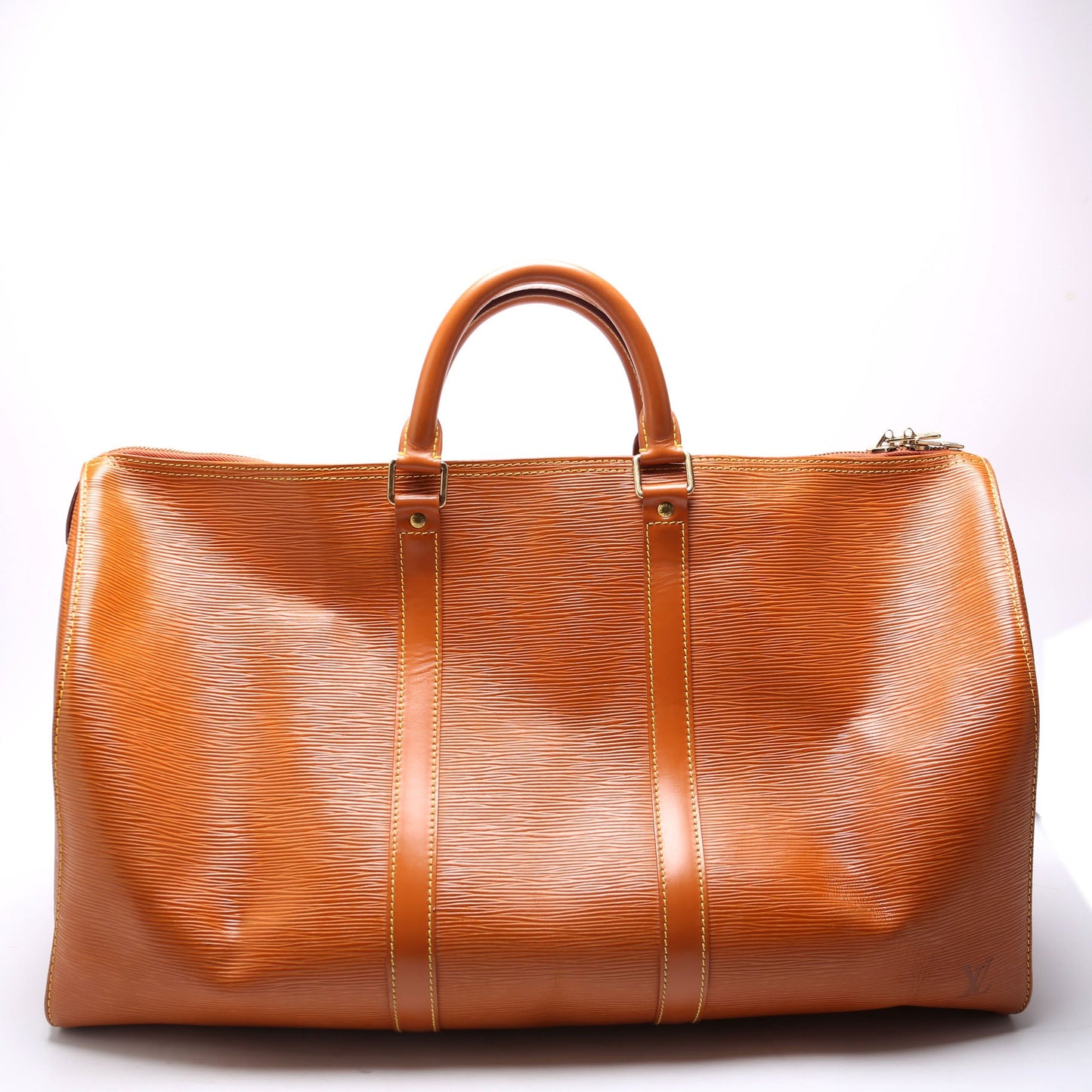 Louis-Vuitton Keepall  Epi Cognac