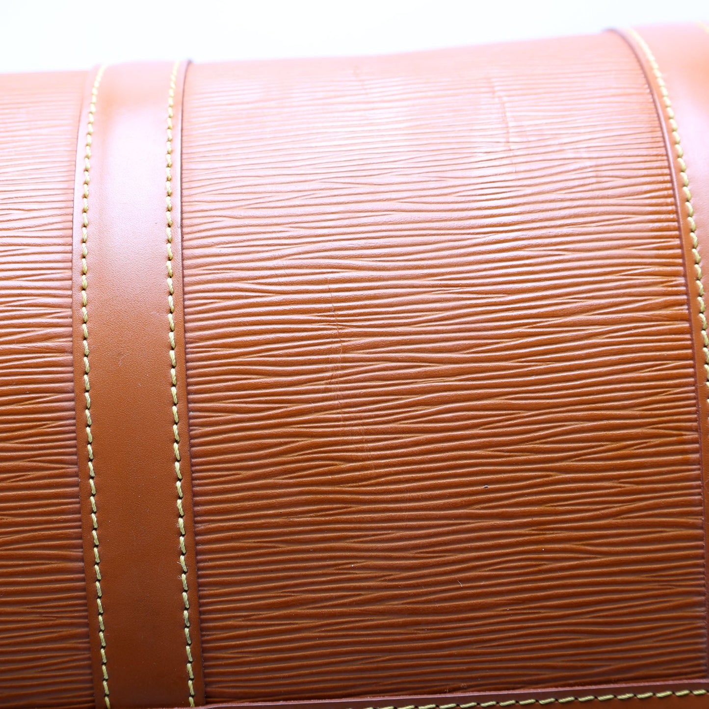 Louis-Vuitton Keepall  Epi Cognac