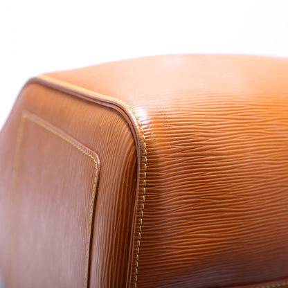 Louis-Vuitton Keepall  Epi Cognac