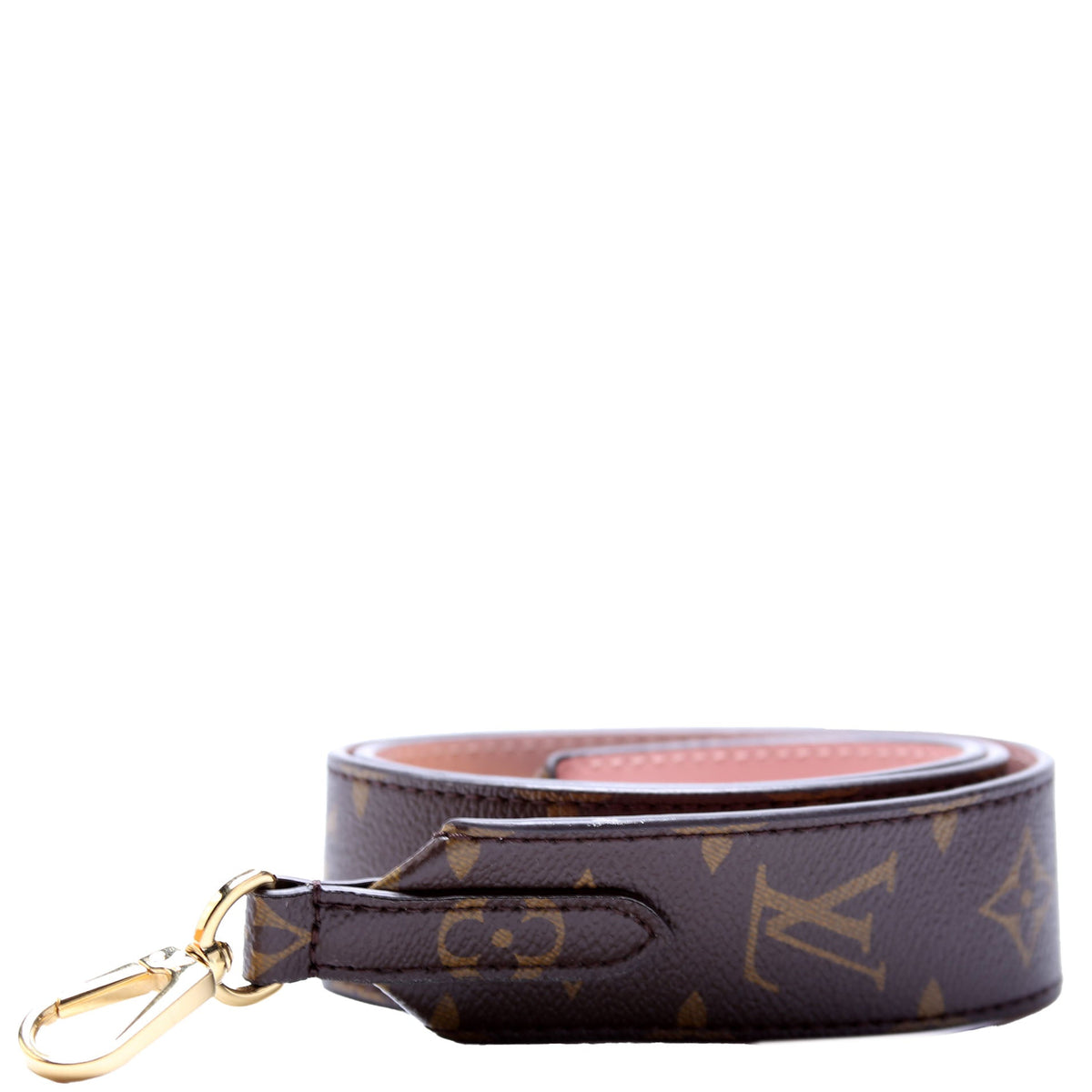 Louis-Vuitton Bandouliere Monogram/Leather Strap Pink