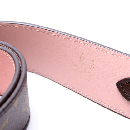 Louis-Vuitton Bandouliere Monogram/Leather Strap Pink