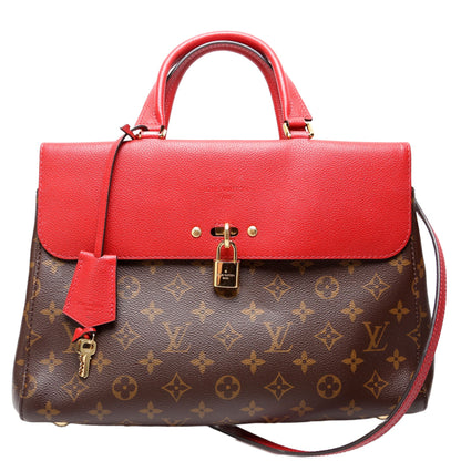 Louis-Vuitton Venus Satchel Monogram Red
