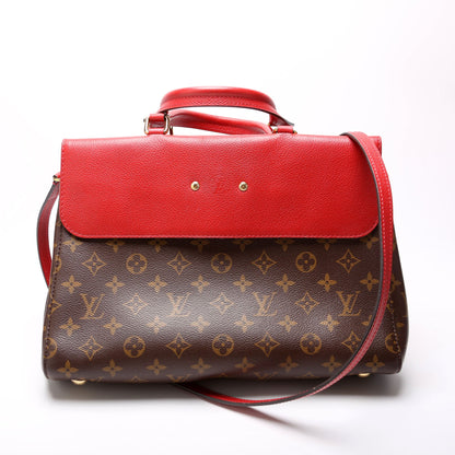 Louis-Vuitton Venus Satchel Monogram Red