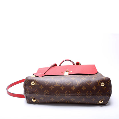 Louis-Vuitton Venus Satchel Monogram Red