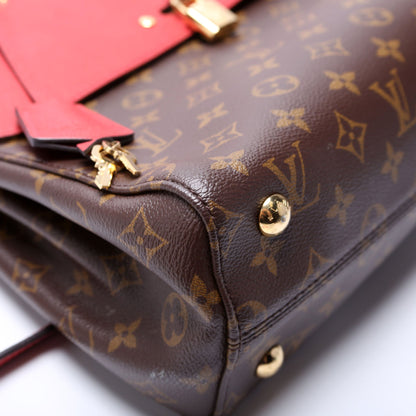 Louis-Vuitton Venus Satchel Monogram Red