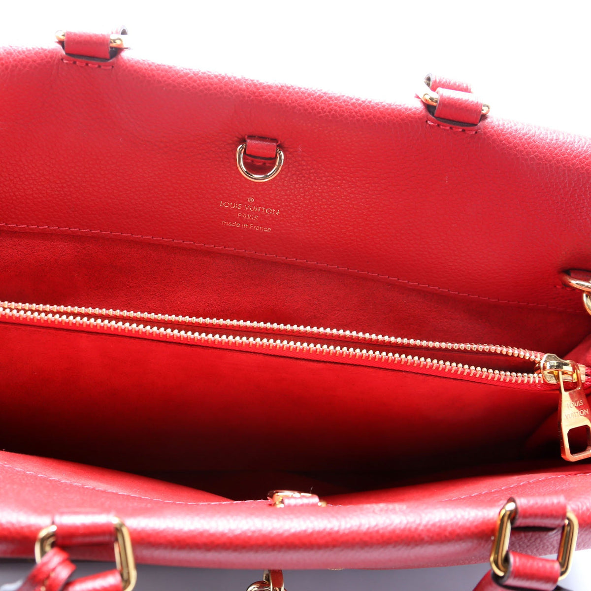 Louis-Vuitton Venus Satchel Monogram Red