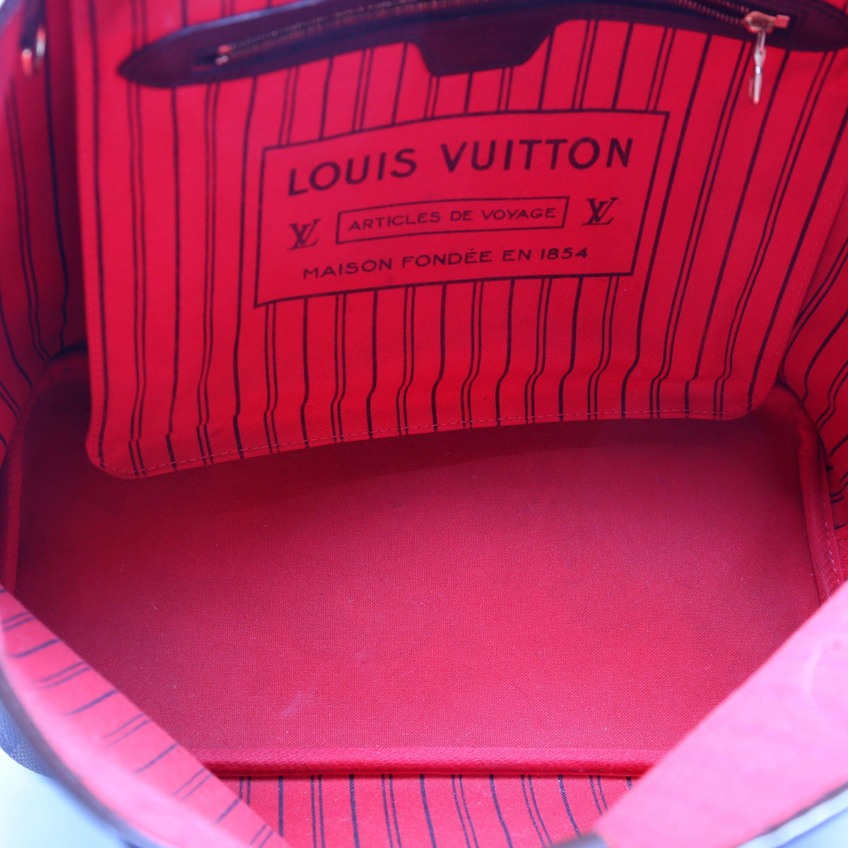 Louis-Vuitton Neverfull MM Damier Ebene