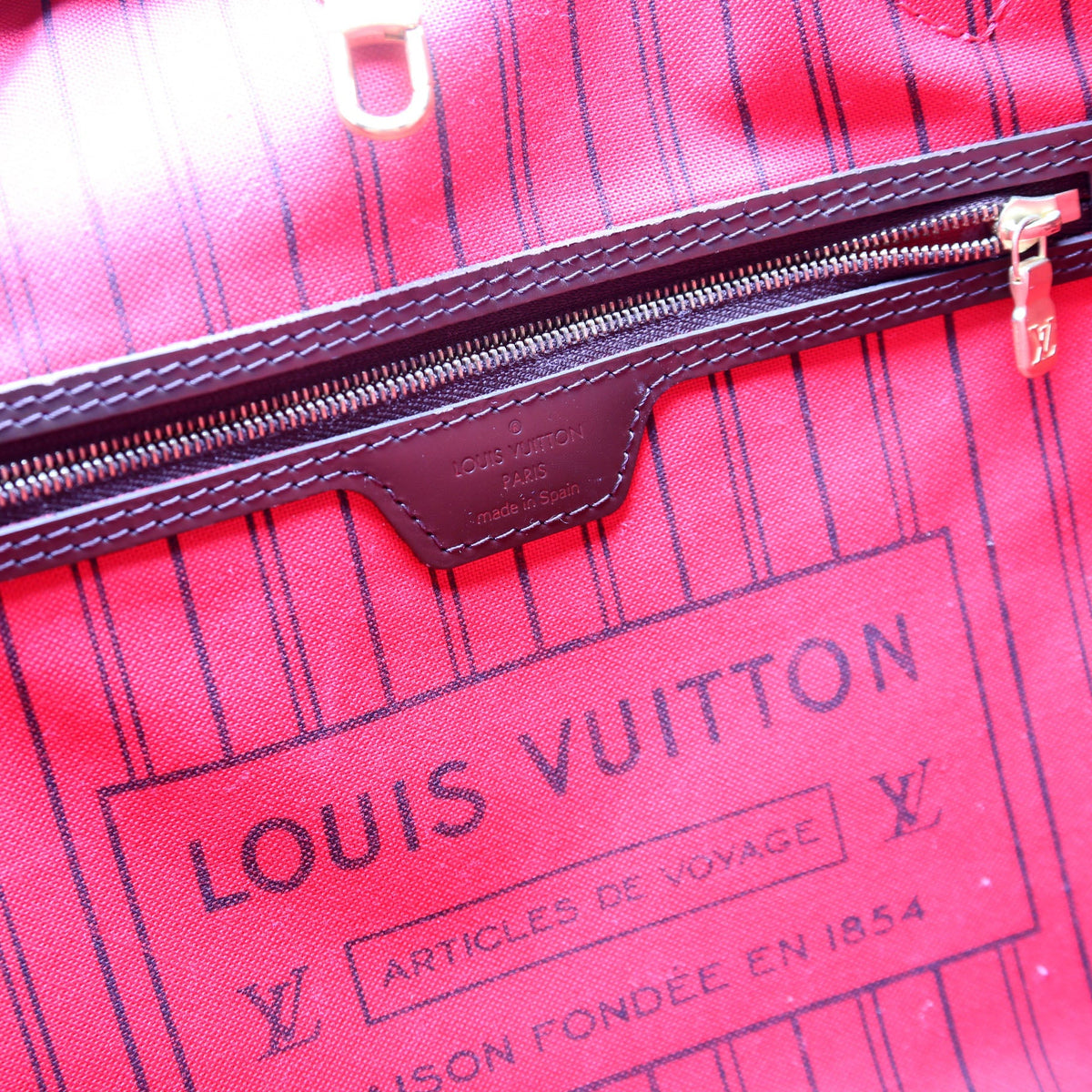Louis-Vuitton Neverfull MM Damier Ebene