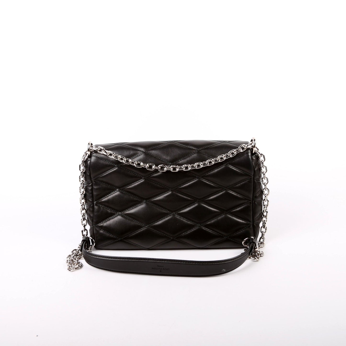 Louis-Vuitton Go- MM Malletage Lambskin Black