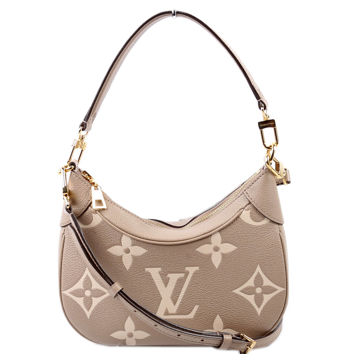 Louis-Vuitton Bagatelle NM Bicolor Empreinte Turtledove