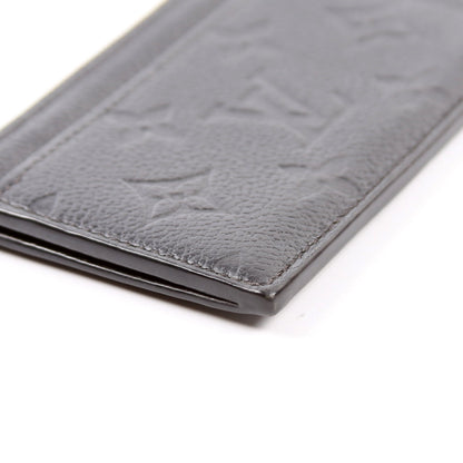 Louis-Vuitton Porte Cartes Zip Empreinte Black