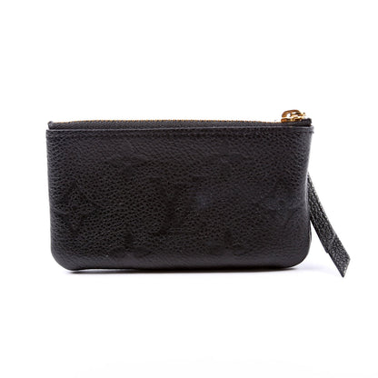 Louis-Vuitton Pochette Cles Empreinte Black