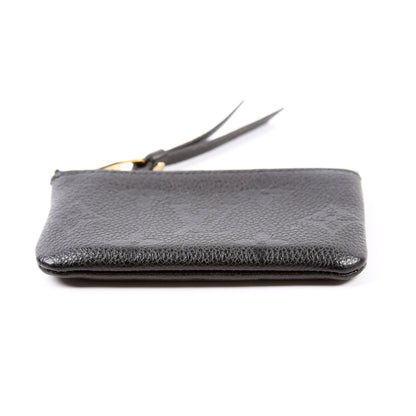 Louis-Vuitton Pochette Cles Empreinte Black