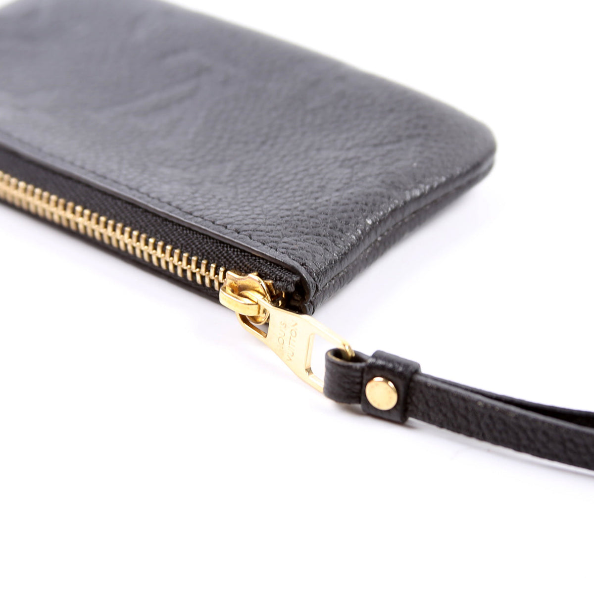Louis-Vuitton Pochette Cles Empreinte Black