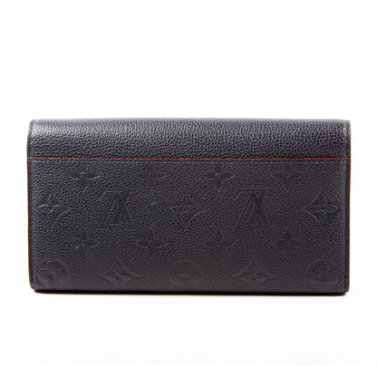 Louis-Vuitton Sarah Wallet Empreinte Navy