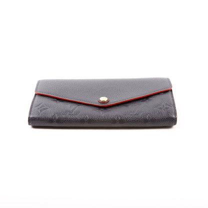 Louis-Vuitton Sarah Wallet Empreinte Navy