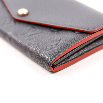 Louis-Vuitton Sarah Wallet Empreinte Navy