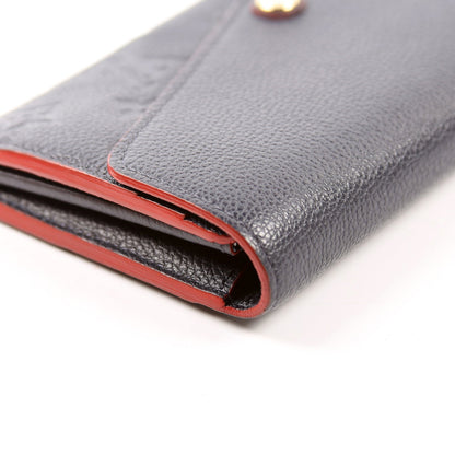Louis-Vuitton Sarah Wallet Empreinte Navy